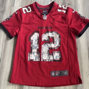 Nike Tom Brady Tampa Bay Buccaneers jersey Camo Detail Youth Size Small (8)
